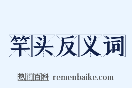 竿头反义词是什么意思的图片